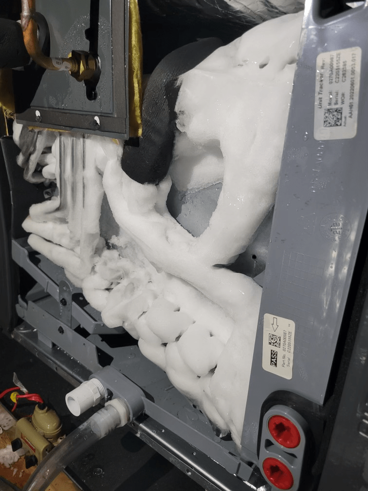 Frozen AC unit in Ferguson repaired by Goldkamp